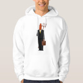 Der Teufel im Anzug Hoodie (Vorderseite)
