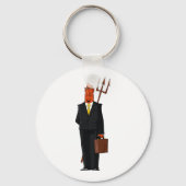Der Teufel im Anzug Schlüsselanhänger (Vorderseite)
