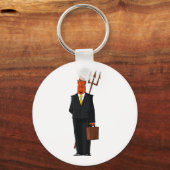 Der Teufel im Anzug Schlüsselanhänger (Vorderseite)