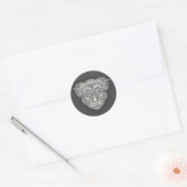Der Teufel im Detail Runder Aufkleber (Umschlag)