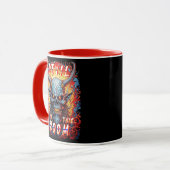Der Teufel in diesem Raum Tasse (Vorderseite Links)