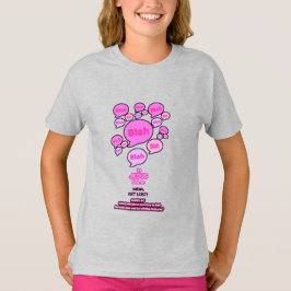 Der Teufel - pink - der T - Shirt des Mädchens