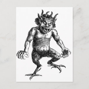 Der Teufel Postkarte