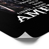 Der Teufel sah mich mit meinem Kopf herab, bis ich Poster (Ecke)