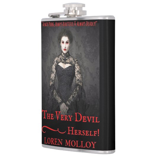 Der Teufel, selbst FLASCHE Flachmann (Links)