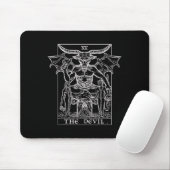 Der Teufel Tarot Card Phomet Gothic Halloween Sata Mousepad (Mit Mouse)