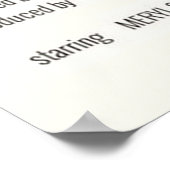 der Teufel trägt Prada Poster (Ecke)