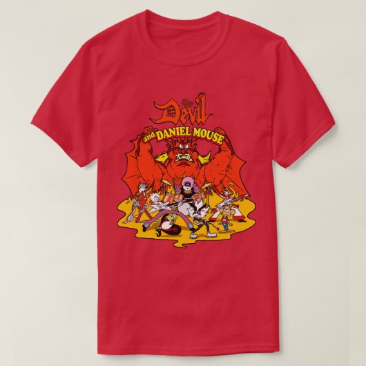 Der Teufel und Daniel Mouse T-Shirt (Design vorne)