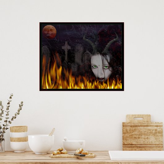 Der Teufelskreis Poster (Küche)