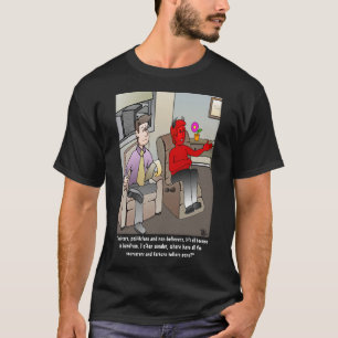 Der Teufelspsychiater Männerschwarzer T - Shirt