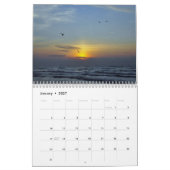 Der Texas-Küsten-Strand-Kalender, ein Kalender (Jan 2027)