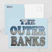 Der Text der äußeren Banken Postkarte (Vorne/Hinten)