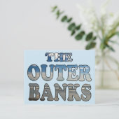 Der Text der äußeren Banken Postkarte (Stehend Vorderseite)