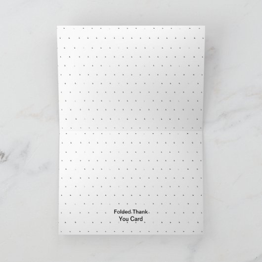 Der Text des Logos wird am besten auf Ihre Karten  (Innenseite)