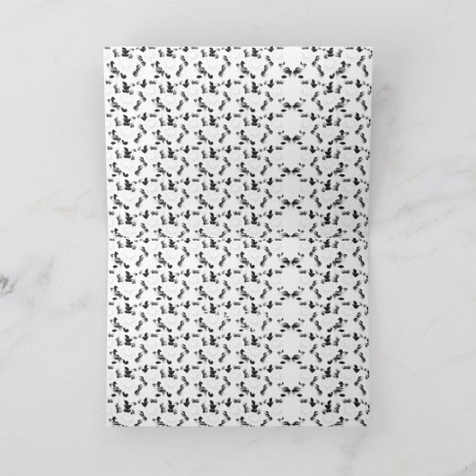 Der Text des Logos wird am besten auf Ihre Karten  (Innenseite)