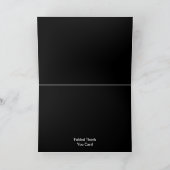 Der Text des Logos wird am besten auf Ihre Karten  (Innenseite)