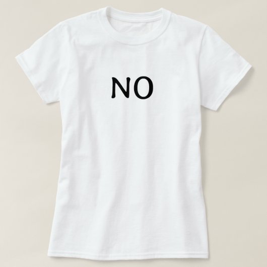 Der Text "Keine einfache Minimalistische Anweisung T-Shirt (Design vorne)