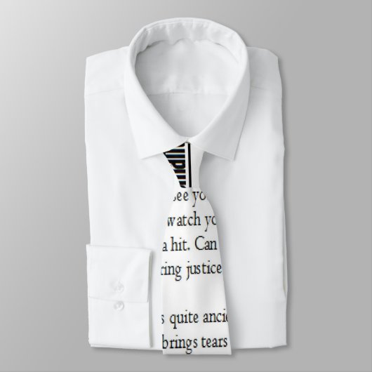 Der Text-Krawatte des Rechtsanwalts Krawatte (Gebunden)