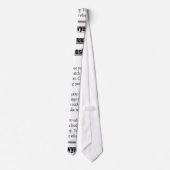 Der Text-Krawatte des Rechtsanwalts Krawatte (Rückseite)