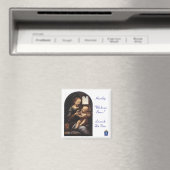 Der Text "Madonna Benois" - Sq Magnet - Diözese (In Situ (Geschirrspüler))