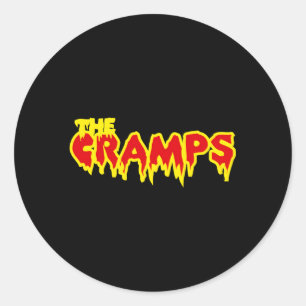 Der Text von Cramps Runder Aufkleber