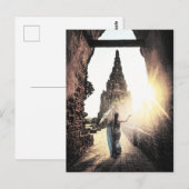 Der Thai-Tempel 1003 Postkarte (Vorne/Hinten)