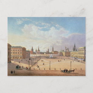 Der Theaterplatz in Moskau Postkarte