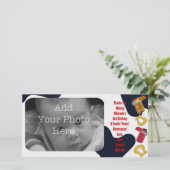 Der themenorientierte Hootenannyhoedown-Cowboy Dankeskarte (Stehend Vorderseite)