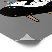 Der Therapeut Unicorn glaubt nicht an sich Poster (Ecke)