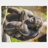 DER THINKER FLEECEDECKE (Vorderseite (Horizontal))