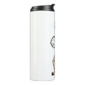 Der Thirsty Man Thermal Tumbler Thermosbecher (Nach links gedreht)