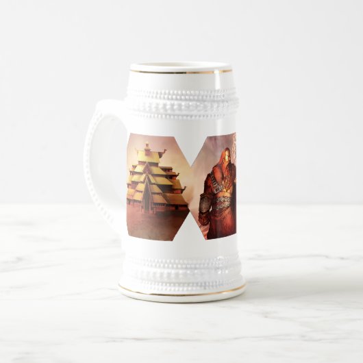 der Thor-Stein Bierglas (Vorderseite Links)