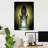Der Thron | AI Art Poster (Heimbüro)