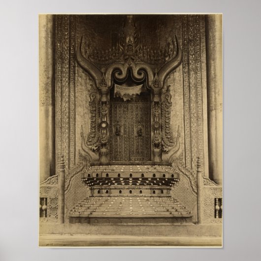 Der Thron der Löwen oder der Thron Poster (Vorne)