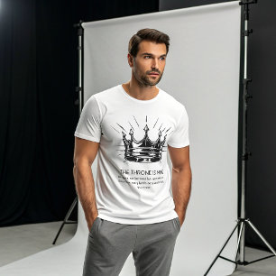 Der Thron ist mein KronenT - Shirt   Savage Alpha