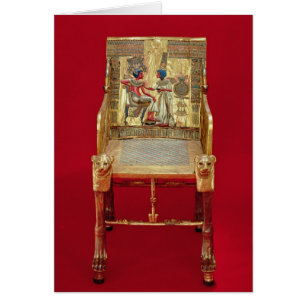 Der Thron, vom Grab von Tutankhamun