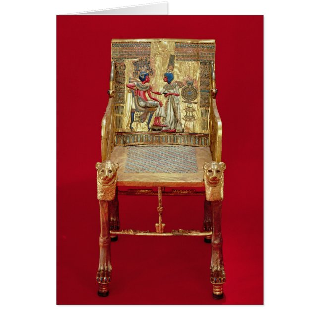 Der Thron, vom Grab von Tutankhamun (Vorne)