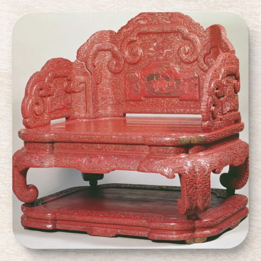 Der Thron von Kaiser Ch'ien Lunge (1736-95) Untersetzer (Vorderseite)