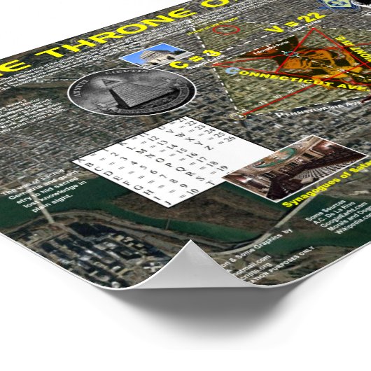 Der Thron von Kolumbien Poster (Ecke)