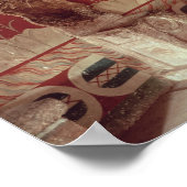 Der Thronsaal von Minos, 1500-1400 v. Chr. Poster (Ecke)