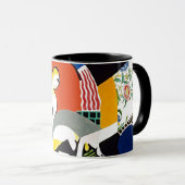 Der Thundershower Modern Art Becher Tasse (VorderseiteRechts)