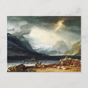Der Thunersee, Schweiz, von J.M.W. Turner Postkarte
