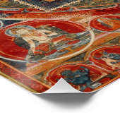 Der tibetische Buddhismus Mandala der Formen Manju Poster (Ecke)