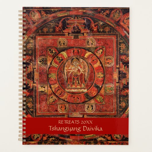 Der tibetische Buddhismus Mandala von Amogapasha p Planer (Vorderseite)