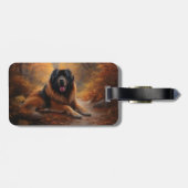 Der tibetische Mastiff im Herbst Inspiriere Gepäckanhänger (Rückseite horizontal)