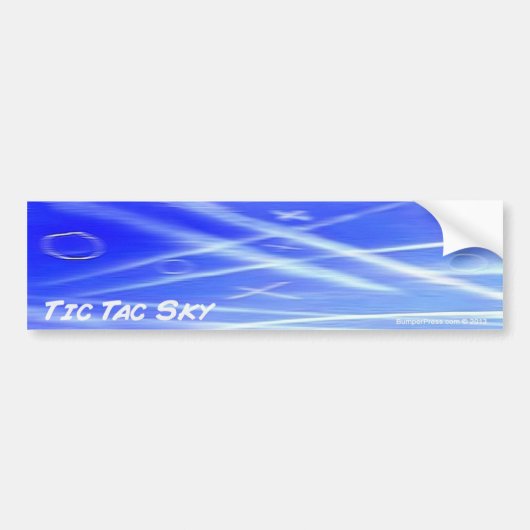 Der Tic Tac Sky Autoaufkleber (Vorne)