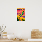Der tiefe Ken-Gage-Surrealismus Poster (Küche)