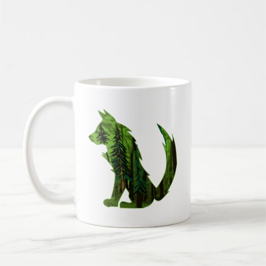 DER TIEFE WALD KAFFEETASSE (Links)