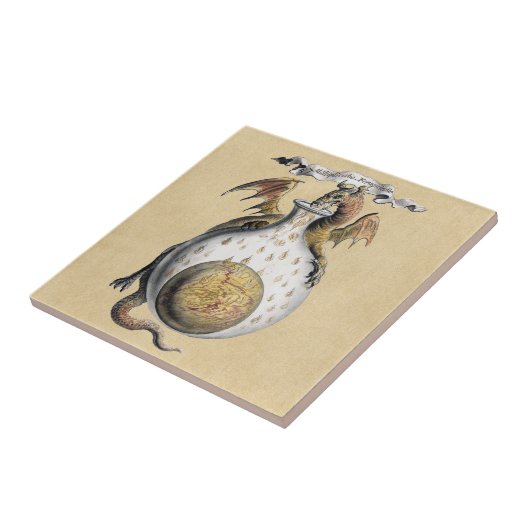 Der Tiegel des Drachen Fliese (Seite)