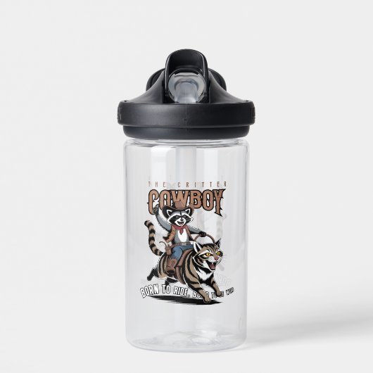 Der Tier-Cowboy | Kinder Trinkflasche (Vorne)
